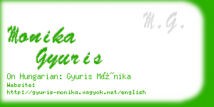 monika gyuris business card